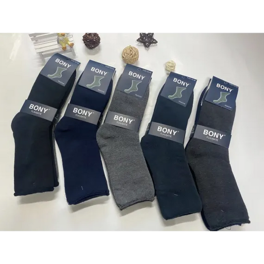 Set/20 Sosete Barbati, MEDICINAL, flausate gros cu vatuit, mix culori